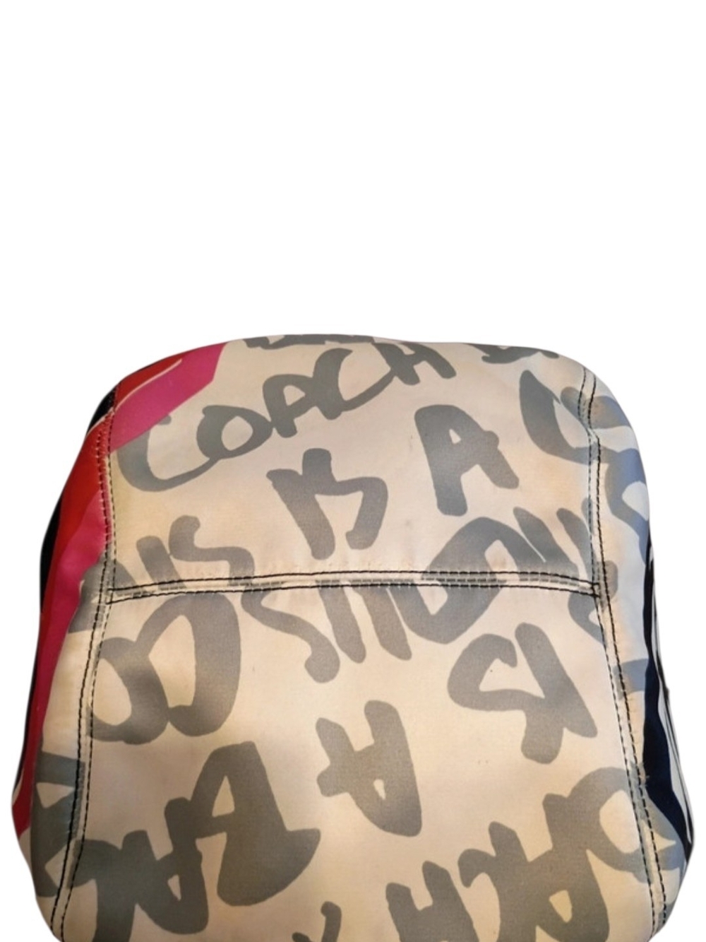Coach Poppy Rare 2010 Graffiti Bella Glam XL Tote with Hang Tags and Wristlet - Picture 4 of 16